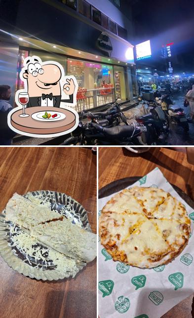 Take a look at the photo showing food and exterior at La Cream