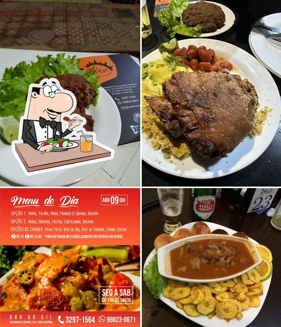 Comida em Bar do Gil