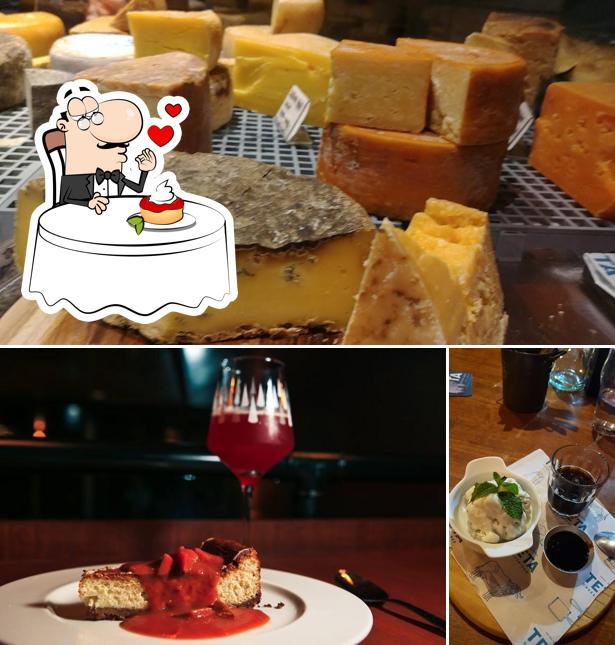 Teta Cheese Bar oferece uma gama de pratos doces