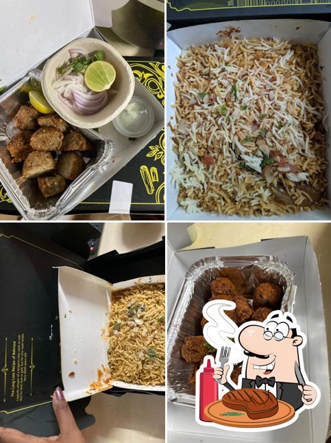 Behrouz Biryani Perambur FC serves meat meals