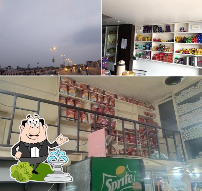 The photo of Rajdhani Tea centre’s exterior and interior