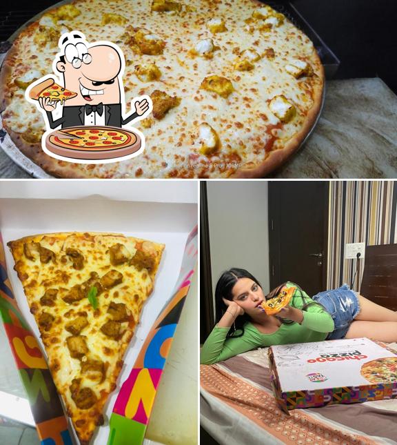 Try out various types of pizza
