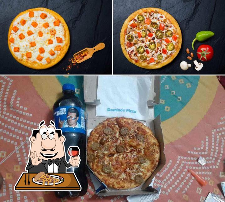 At Domino's Pizza, you can try pizza