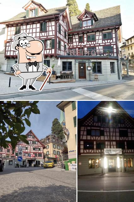 Goditi la vista dagli esterni di Restaurant Burgmoos