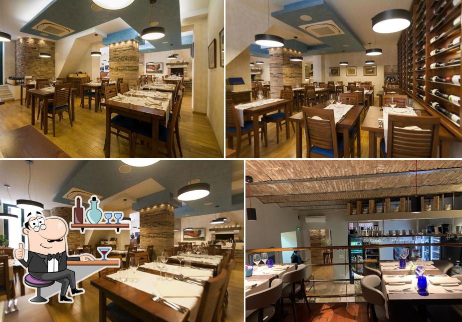 Gli interni di Giannino Restaurant