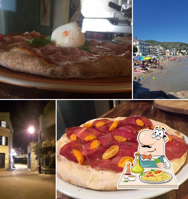 Platti al La Lanterna pizzeria