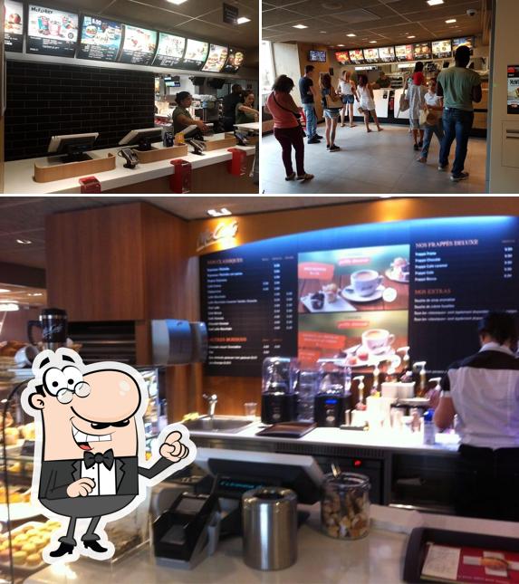 Gli interni di McDonald’s