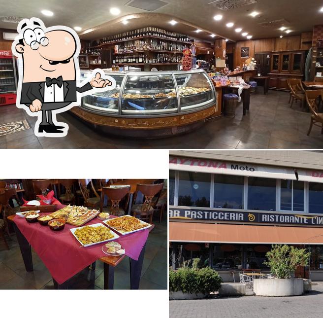 Gli interni di Bar l’inverso Ristorante