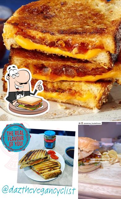 Grilled cheese sandwich at Geetas Food Plaza