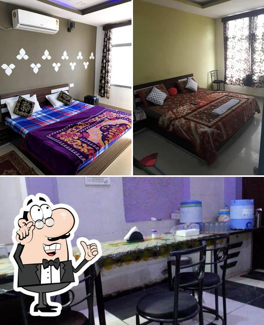 The interior of Hotel Jadav & Natraj Dinnig Hall