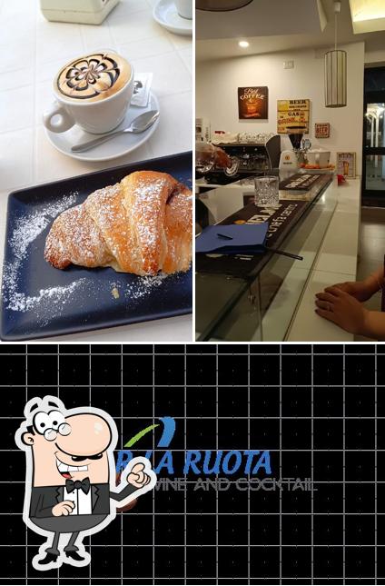 Gli interni di La Ruota caffetteria pizzeria
