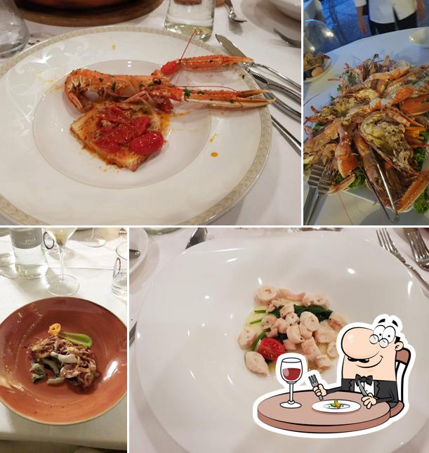 Scampi al Ristorante I Mori