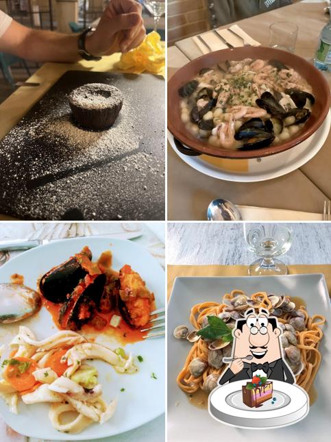 Torta al cioccolato al Ristorante La Paranza