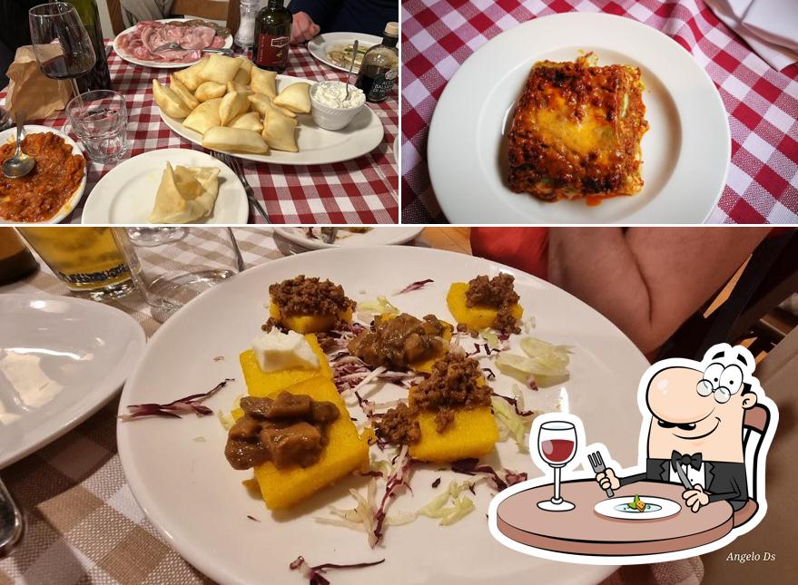 Platti al Trattoria del Rosso