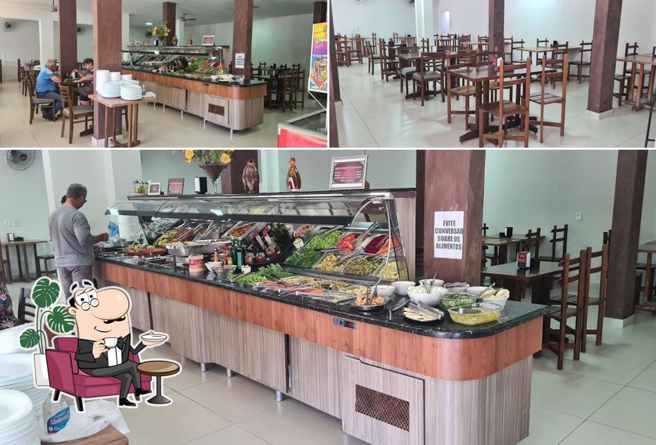 O interior do Restaurante Do Celso