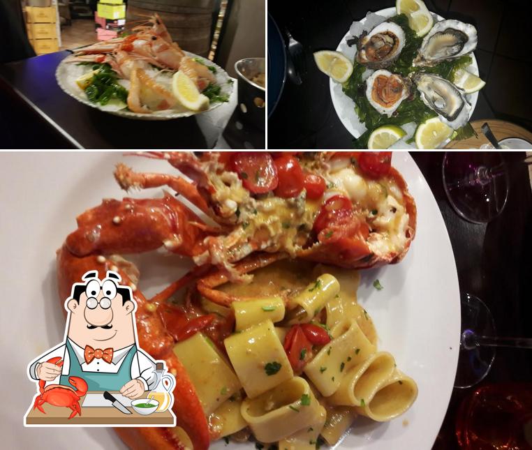 Ristorante Punto Nave serve un'ampia selezione di prodotti di cucina di mare