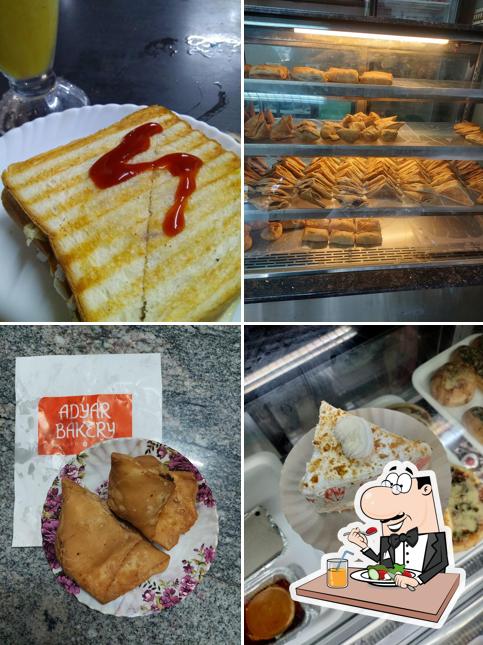 Food at Adyar Bakery