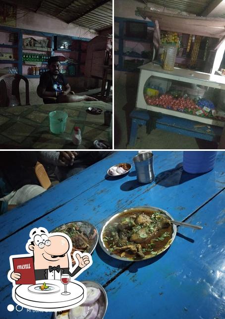 Check out the image depicting food and bar counter at Apna Dhaba