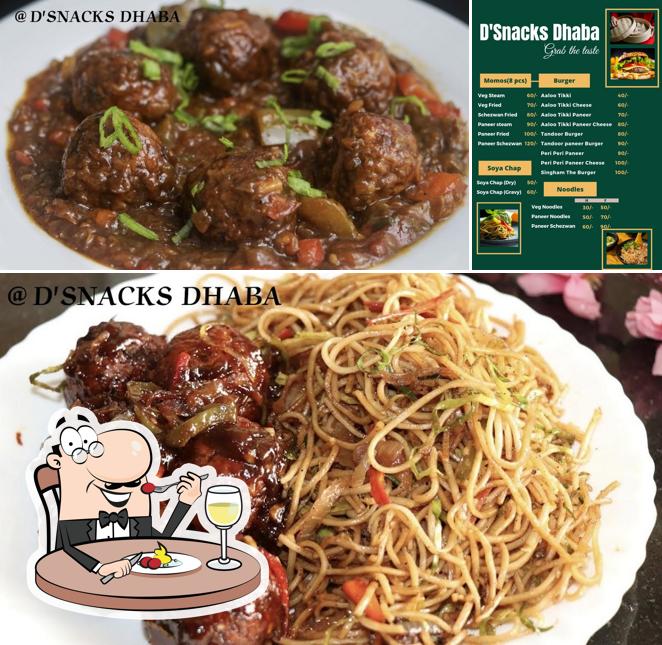 Food at D'SNACKS DHABA