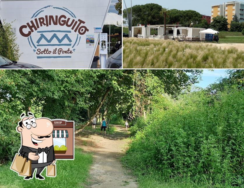 Puoi goderti l'aria fresca dal dehors di Chiringuito Sotto Il Ponte