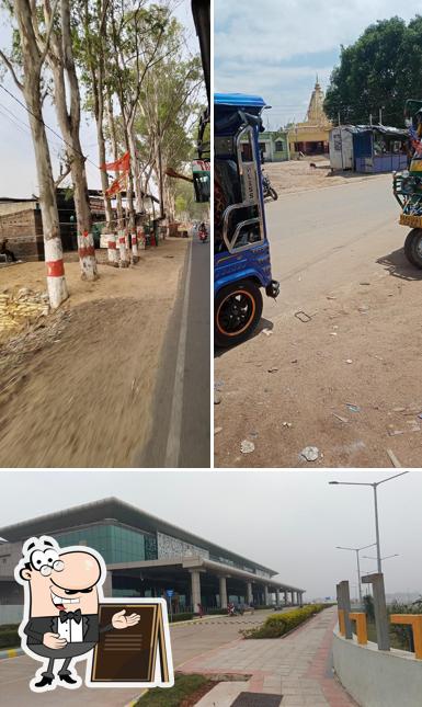 The exterior of Dumka road Jhousagarhi Deoghar