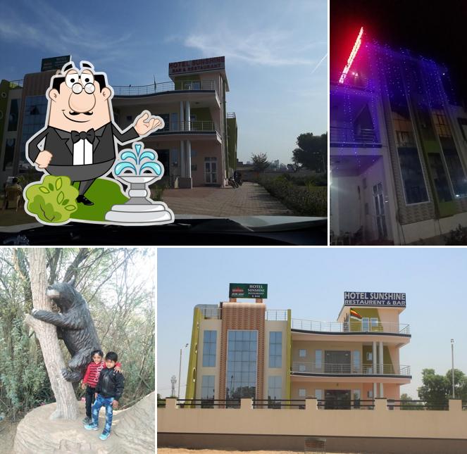 You can get some fresh air outside Hotel Sunshine Pilani