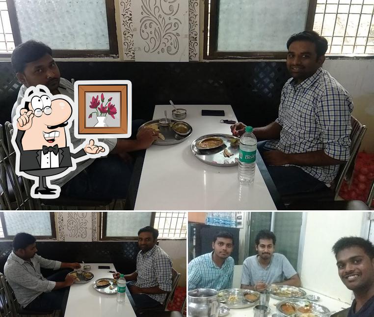 The interior of Nagraj Lunch Home