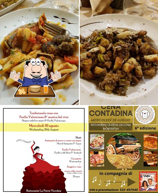 Cibo al Ristorante La Pieve Vecchia