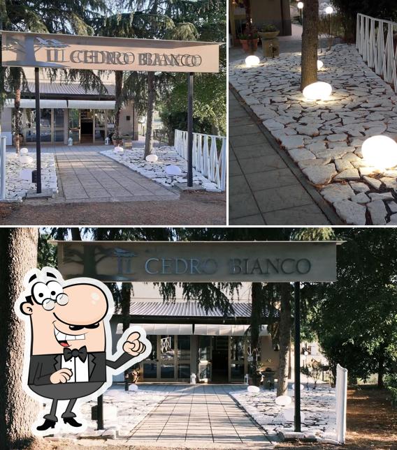 Gli esterni di Il Cedro Bianco Ristorante Pizzeria