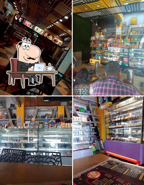 The interior of The Italian Cake Shop Tuticorin