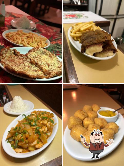 Platos en Restaurante Bate Coração