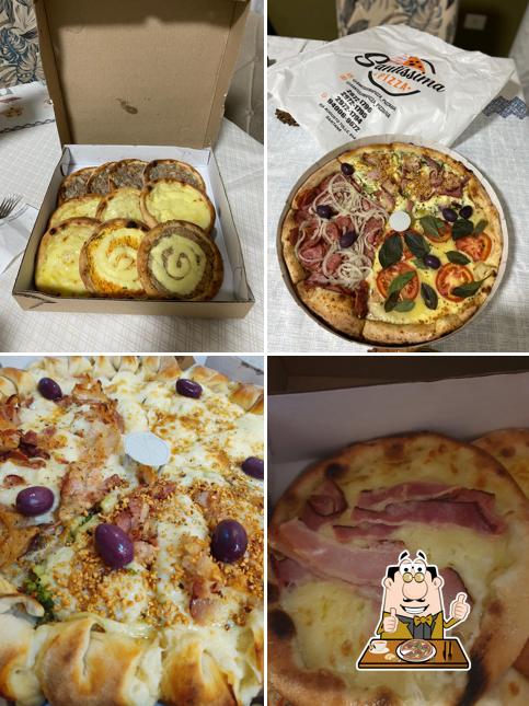 No Santíssima Pizza, você pode desfrutar de pizza