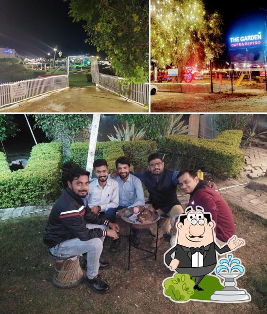 Enjoy the view outside The Garden cafe & Restro best restaurant in by pass
