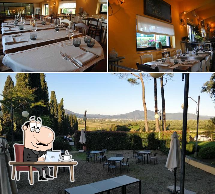 Gli interni di la quercia di castelletti