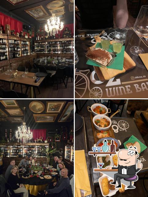 Gli interni di Officina Wine Bar 82