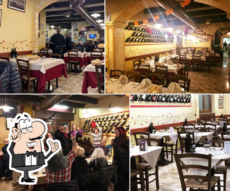 Gli interni di Trattoria L'altra Colonna