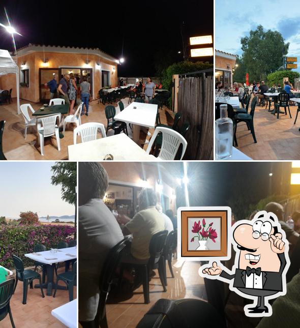Gli interni di Bar Pizzeria Capo Ferrato