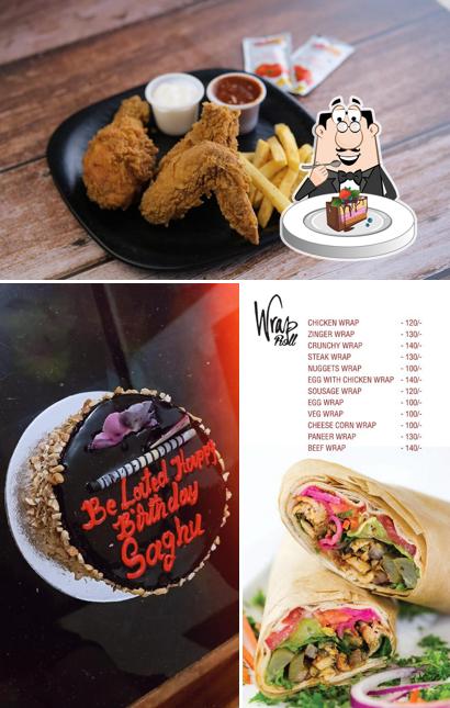 Chocolate cake at Cafe Kulfi