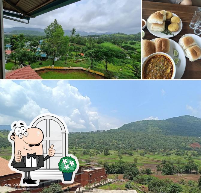 The picture of exterior and food at Four Seasons Resort Mulshi