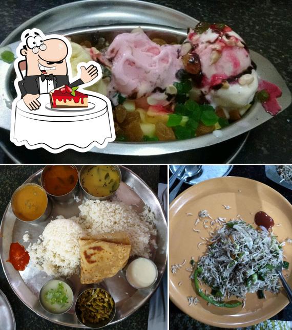 Ayodhya serves a variety of sweet dishes