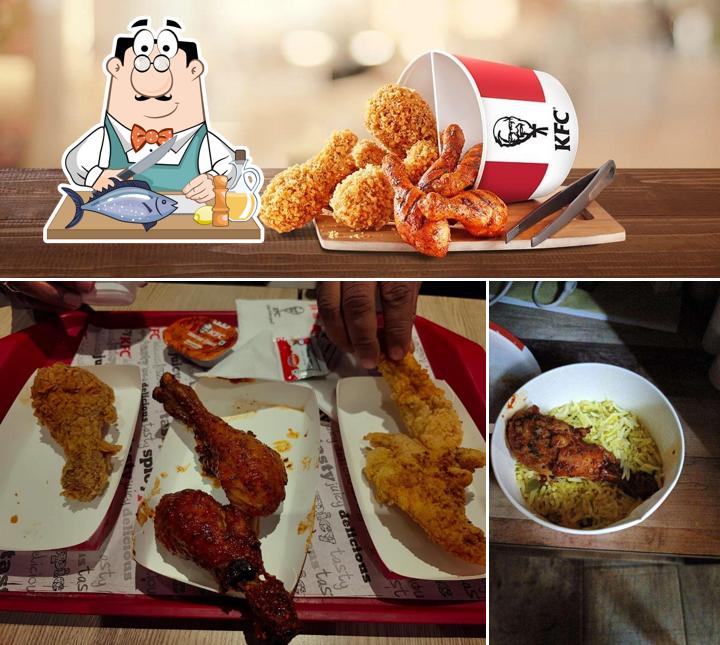 Grilled salmon at KFC
