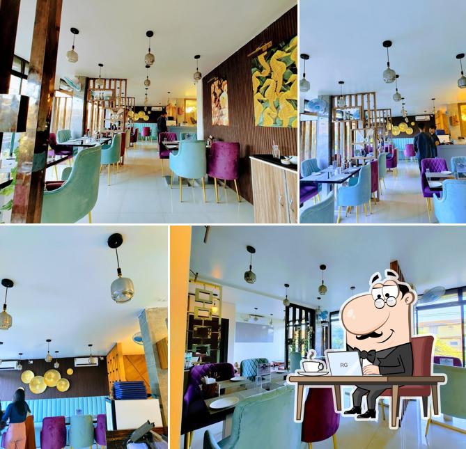 The interior of Omis Fine Dine