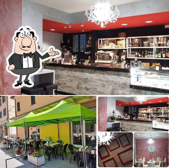 Guarda la immagine che raffigura la interni e tavolo da pranzo di Brillo Parlante di Bersachetti Denise