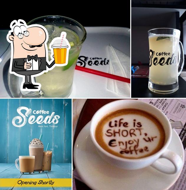 Enjoy a drink at Coffee SEEDS
