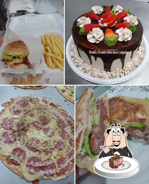 Bolo de chocolate em Willian's Burger Pizzaria Delivery