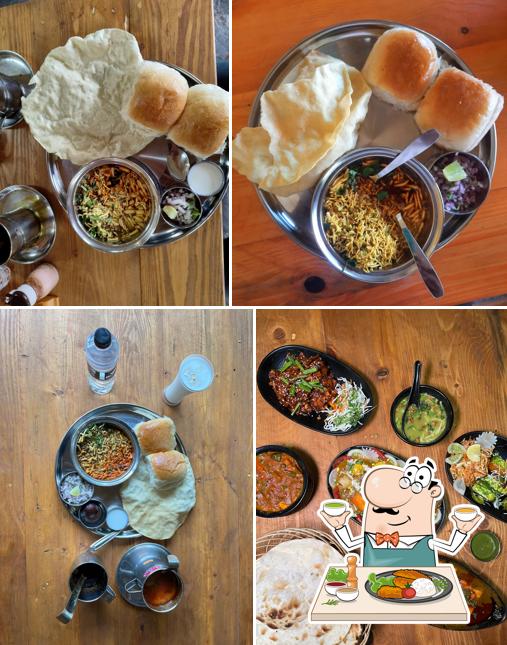 Food at Hotel Banyan Tree and misal house