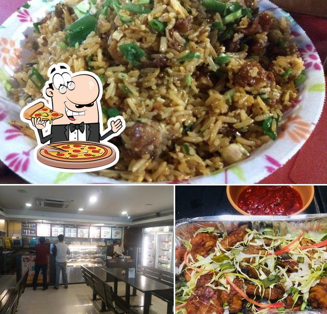 Get pizza at Perfect Chinese