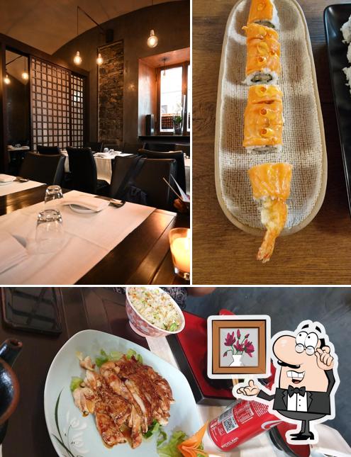 La foto di interni e cibo da Ristorante Giapponese Kazan Sushi