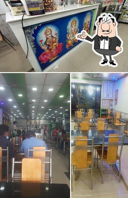 The interior of SRI MURUGA CAFE