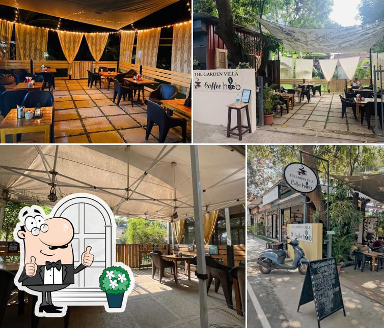 The exterior of The Garden Villa Coffee Hub